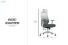 Picture of AVERY High Back Office Chair with Adjustable Lumbar Support, Lift-Up Armrests & Seat Slider