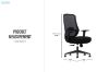 Picture of AVERY Mid Back Office Chair with Adjustable Lumbar Support