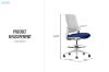 Picture of AERIS Mid Back Office Chair with Synchronous Seat & Back Glide