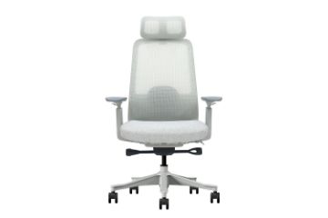 Picture of VEYRA Premium High Back Office Chair with Adjustable Headrest, Backrest & Lumbar Support, 3D Armrests and Seat Slider  
