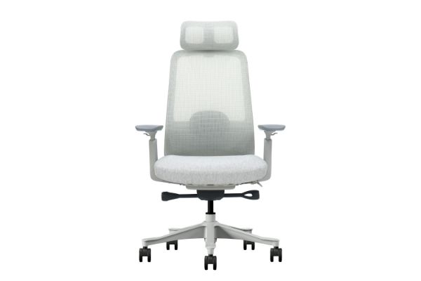Picture of VEYRA Premium High Back Office Chair with Adjustable Headrest, Lumbar Support & 3D Armrests & Seat Slider