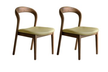 Picture of FUMIKO Solid Wood  Dining Chair - 2 Chairs in 1 Carton