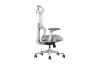 Picture of FLEXO Pro Height Adjustable Mesh Office Chair with 5D Armrests, Lumbar Support & Footrest (Grey)