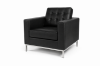 Picture of FLORENCE KNOLL Replica 1-Seater Sofa/Armchair in Italian Leather