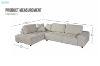 Picture of ELMSFORD Sectional Chaise Facing Left Sofa