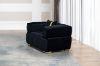 Picture of VEGAS 3/2/1 Seater Chesterfield Velvet Sofa Range (Black) 