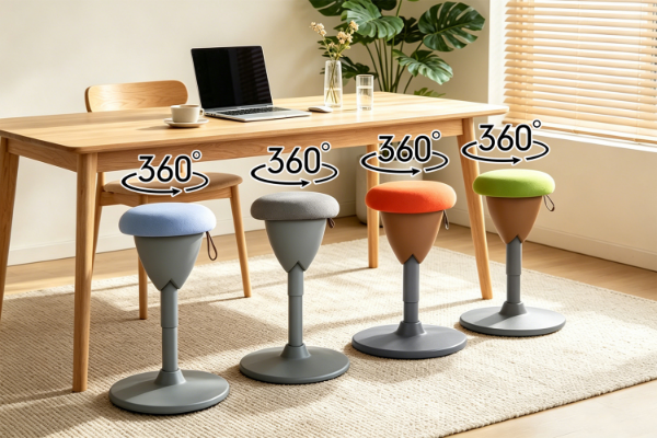 Picture of MOVI 360° Swivel Adjustable  Height Wobble Chair  (Multiple Colours)