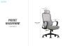 Picture of ZYLO High Back Office Chair with Adjustable Headrest