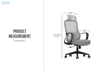 Picture of ZYLO High Back Office Chair with Adjustable Headrest