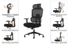 Picture of FLEXO Height Adjustable Mesh Office Chair (Dark)