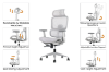 Picture of FLEXO High Back Mesh Seat Office Chair (Grey)