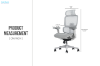 Picture of FLEXO Pro Height Adjustable Mesh Office Chair with 5D Armrests, Lumbar Support (Grey)