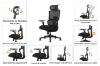 Picture of FLEXO Pro Height Adjustable Mesh Office Chair (Dark)