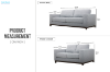 Picture of SIESTA Fabric 2 Seater Sofa (Sandstone) 