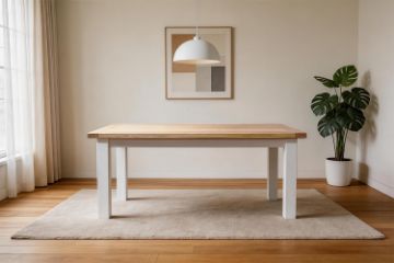 Picture of BRAMPTON 180/210 Solid Wood Dining Table 