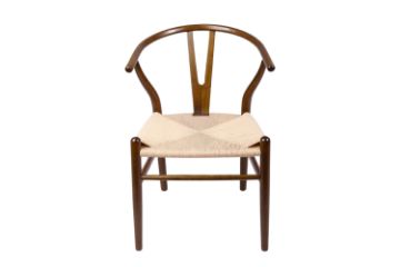 Picture of WISHBONE Solid Beech Wood Y Replica Chair (Walnut) - 49x57x75