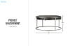 Picture of [FLOOR MODEL CLEARANCE] SELLY D96 Coffee Table