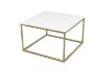 Picture of [FLOOR MODEL CLEARANCE]  AYDAN Square Marble Top Coffee Table