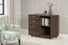 Picture of [FLOOR MODEL CLEARANCE] CRUZ Mobile File Cabinet with Password Lock & Wheels (Brown)