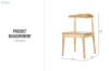 Picture of HORN Solid Wood Frame Dining Chair