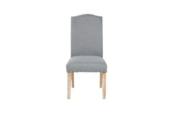 Picture of   [FLOOR MODEL CLEARANCE] HAVILAND Fabric Upholstered Dining Chair (Dark Grey)