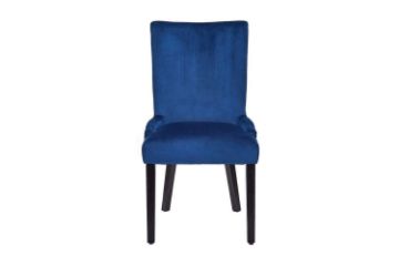 Picture of  [FLOOR MODEL CLEARANCE] DALE Velvet Dining Chair (Blue)