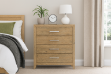 Picture of  [FLOOR MODEL CLEARANCE] EMERSON 4-Drawer Solid Acacia Wood Tallboy