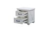 Picture of  [FLOOR MODEL CLEARANCE]  PURELAND Solid Pine Wood 2-Drawer Bedside Table (White)