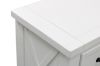Picture of  [FLOOR MODEL CLEARANCE]  PURELAND Solid Pine Wood 2-Drawer Bedside Table (White)