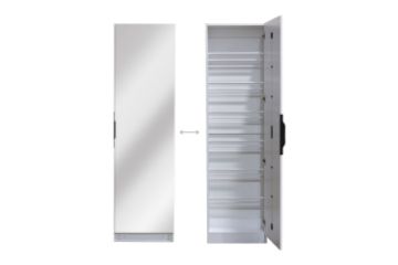 Picture of  [FLOOR MODEL CLEARANCE]  AKIRA 6-Layer Shoe Cabinet with Mirror (White)