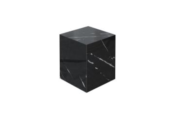 Picture of [FLOOR MODEL CLEARANCE] DELRAY H40 Sintered Stone Pedestal Stand/Display Plinth(Gloss Black)