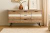 Picture of [FLOOR MODEL CLEARANCE] LEAMAN 1.6M Solid Acacia Wood Sideboard