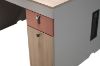 Picture of [FLOOR MODEL CLEARANCE]FOCUS 240 Office System 4-Seater Desk with Cabinets