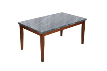 Picture of [FLOOR MODEL CLEARANCE] SOMMERFORD 163 Marble Top Dining Table (Black)