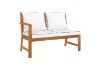 Picture of [FLOOR MODEL CLEARANCE]  WATFORD Solid Acacia Wood Outdoor Lounge Corner Sofa Set