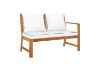 Picture of [FLOOR MODEL CLEARANCE]  WATFORD Solid Acacia Wood Outdoor Lounge Corner Sofa Set