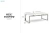 Picture of [FLOOR MODEL CLEARANCE] TALEN 127 Marble Top Coffee Table