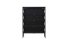 Picture of [FLOOR MODEL CLEARANCE]  STARK Steel Frame 4-Door Transparent Glass Shoe Cabinet (Black)