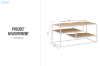 Picture of [FLOOR MODEL CLEARANCE] ADAM Coffee Table (101.5 x 51cm)