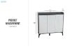 Picture of  [FLOOR MODEL CLEARANCE] ZURI 100 3-Door Shoe Cabinet