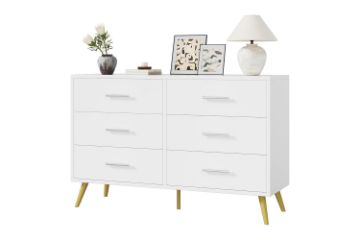 Picture of ELARA 6-Drawer Dresser/Storage Cabinet (White)