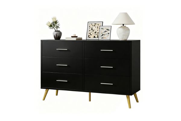 Picture of ELARA 6-Drawer Dresser/Storage Cabinet (Black)