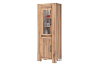 Picture of   [FLOOR MODEL CLEARANCE] CARDIFF Tall & Narrow Display Cabinet *Solid European Wild Oak & Made in Europe