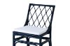 Picture of BRIGHTON Teak Wood & Rattan Dining Chair (Navy Blue)