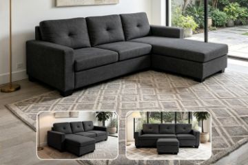 Picture of ASPEN Fabric Reversible Sectional Sofa