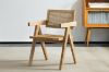 Picture of CHANDIGARH Solid Wood Replica Armchair (Natural)