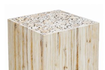 Picture of GRAYSON Teak Wood Side Table/Stool