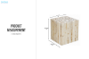 Picture of GRAYSON Teak Wood Side Table/Stool