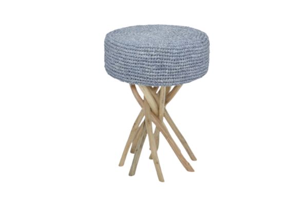 Picture of LIBERTE D37 Twig Wood Side Table with Raffia