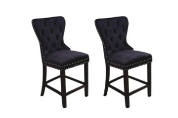 Picture of BRIAR Solid Wood Bar Chair  - 2 Chairs in 1 Carton